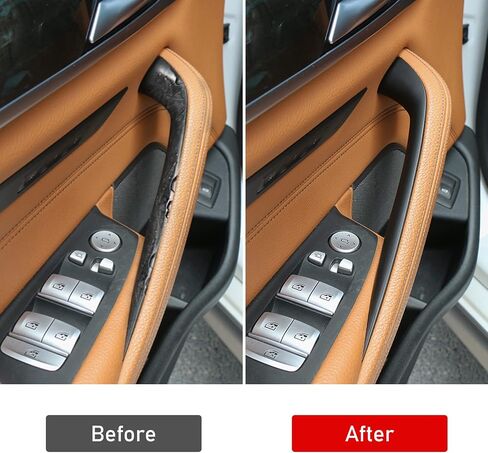 Jaronx Compatible with BMW 5 Series G30 G31 Door Handle Covers 2017-2022, 2PCS Interior Door Pull Handle Covers Compatible with BMW G30/G31/F90 M5 518d,520d,520i,525d,530d,530e,530i,540dX,540i,M550dX in Saudi Arabia