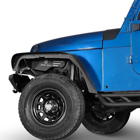 U-Box Wrangler TJ Steel Beath Fender Fender Liners Wheel Well Guards متوافق مع Jeep Wrangler TJ & Unlimited 1997-2006 in Saudi Arabia