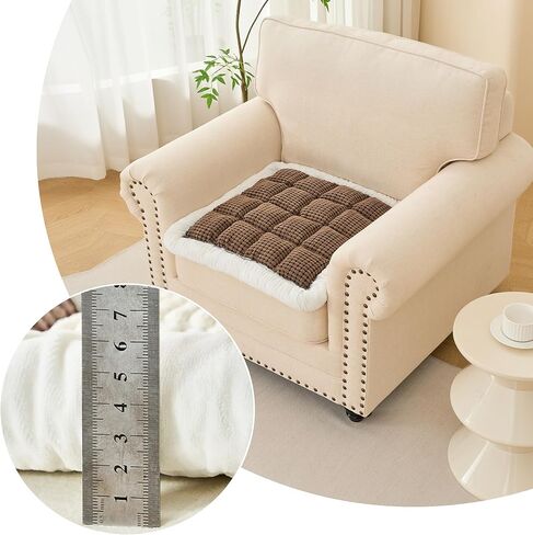 Couch Covers for Dogs Washable,Thick Sofa Pads,Checkered Couch Cover Sofa Protector, Anti-Slip Fun Fuzzy Pet Friendly Sofa Cover, Dog Bed Mat for Couch,(Dark Grey,27.5x59 inch) in Kuwait