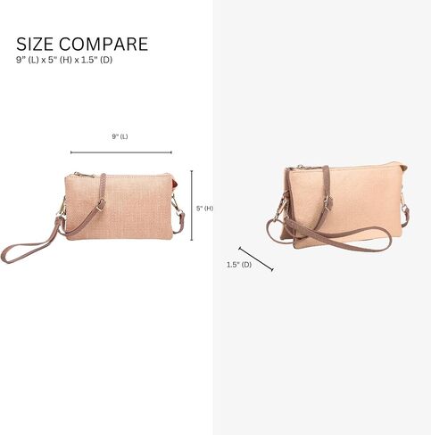 Jen & Co. Riley Micro Straw Small Crossbody Facs Vegan Leather Writets Writets Clutch Pounds Lostt in Saudi Arabia