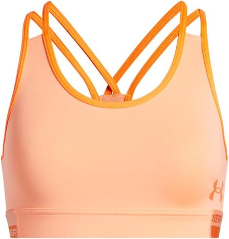 Under Armour Girls HeatGear Mid Impact Sports Bra in Saudi Arabia