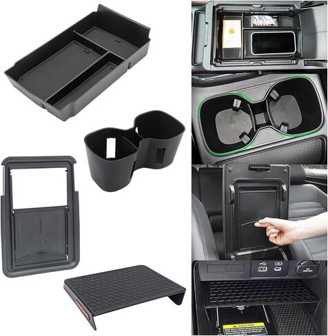 حامل الكأس إدراج مركز وحدة التحكم في مركز التعليمي 4pcs ملائمة لإكسسوارات Honda CRV 2025 2024 2023 CR-V LX ، EX ، EX-L ، Sport ، Sport-L Hybrid ، Sport Touring Hybrid Insivories in Kuwait