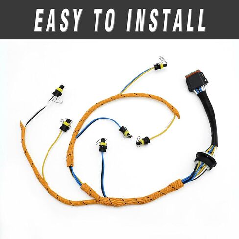 222-5917 Fuel Injector Wiring Harness Replacement for Caterpillar CAT C7 E325D E324D E329D, Replaces 2225917 in Saudi Arabia