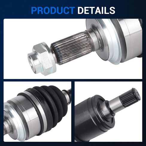Autoround 664232 Front Left CV Axle Assembly Compatible with Honda Civic 2006 2007 2008 2009 2010 2011 2012 2013 2014 2015, 1.8L L4 Automatic Trans, Front Driver Side in Saudi Arabia