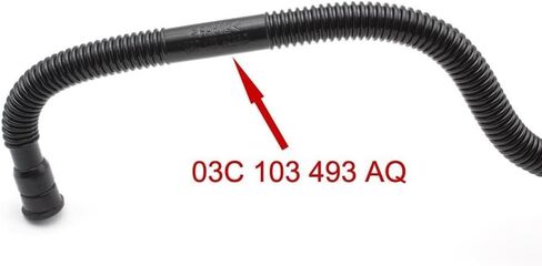 أنبوب خرطوم التهوية المدخول 03C103493AQ 03C103493AP لـ VW PACSAT POLO لـ Bora Golf Sagitar Magotan REARED in Kuwait