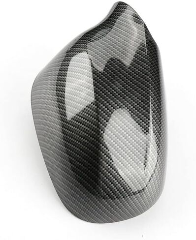 1PAIR REARVINCE SIDE WING WING COVER COPS CAP FOR BMW 3 Series E90 E91 LCI FaceLift 2009-2011 Carbon Carbon/Gloss Black (Black-Carbon Fiber) in Saudi Arabia