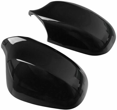 1PAIR REARVINCE SIDE WING WING COVER COPS CAP FOR BMW 3 Series E90 E91 LCI FaceLift 2009-2011 Carbon Carbon/Gloss Black (Black-Carbon Fiber) in Saudi Arabia