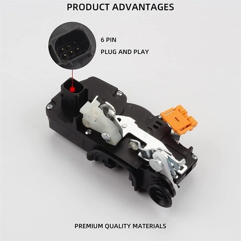 4 Door Lock Actuators for Hummer H2 2003-2007 Left Right and Front Rear 15816392 15816393 15816390 15816391(Black-Front Right) in Saudi Arabia