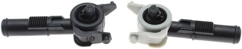 61672752971 61672752972 Front Bumper Headlight Washer Spray Nozzle Jet Cover Cap for BMW for Mini for Cooper R55 R56 R57 R58 R59 LCL(Black-LH) in Saudi Arabia