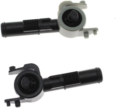 61672752971 61672752972 Front Bumper Headlight Washer Spray Nozzle Jet Cover Cap for BMW for Mini for Cooper R55 R56 R57 R58 R59 LCL(Black-LH) in Saudi Arabia