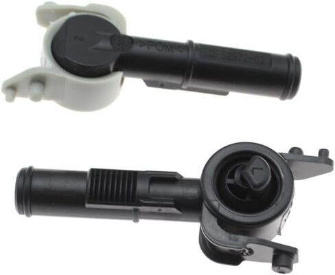 61672752971 61672752972 Front Bumper Headlight Washer Spray Nozzle Jet Cover Cap for BMW for Mini for Cooper R55 R56 R57 R58 R59 LCL(Black-LH) in Saudi Arabia