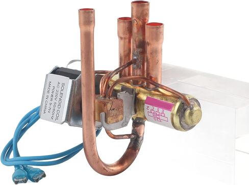 Fdit Air Conditioning Four-way Reversing Valve Copper Refrigeration Service Maintenance Accessory (1P) in Saudi Arabia
