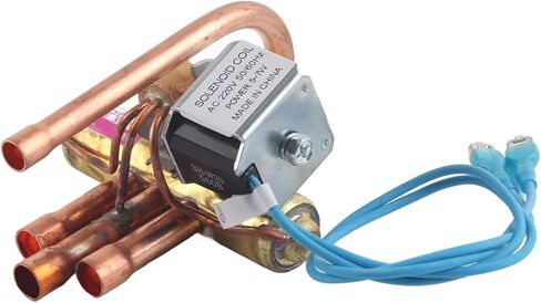 Fdit Air Conditioning Four-way Reversing Valve Copper Refrigeration Service Maintenance Accessory (1P) in Saudi Arabia