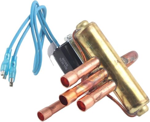Fdit Air Conditioning Four-way Reversing Valve Copper Refrigeration Service Maintenance Accessory (1P) in Saudi Arabia