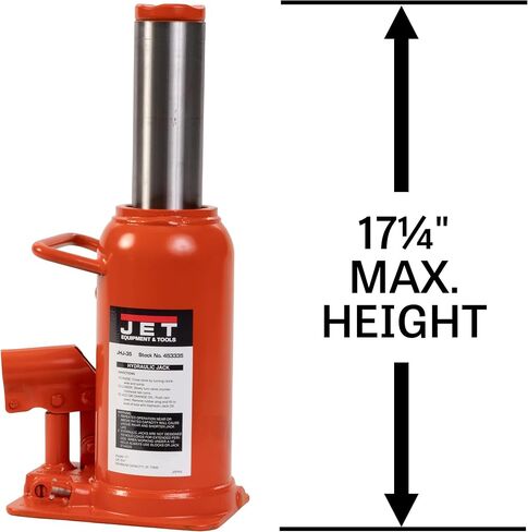 JET 17-1/2-Ton Hydraulic Bottle Jack (JHJ-17-1/2) in Saudi Arabia