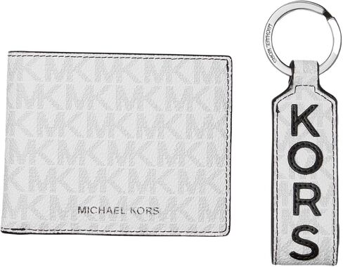 Michael Kors Malone Slim Billfold Wallet & Key Fob Gift Set in Saudi Arabia