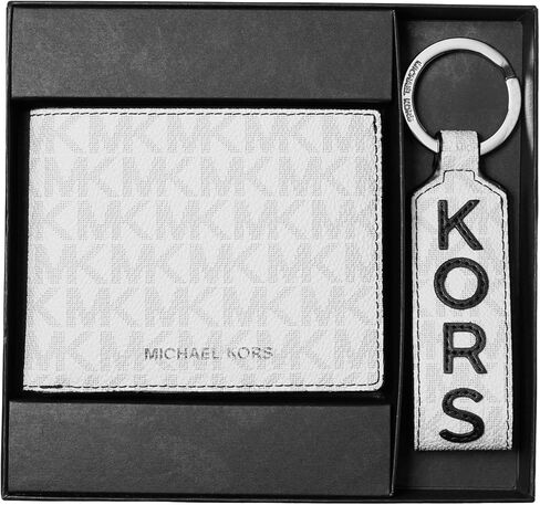 Michael Kors Malone Slim Billfold Wallet & Key Fob Gift Set in Saudi Arabia