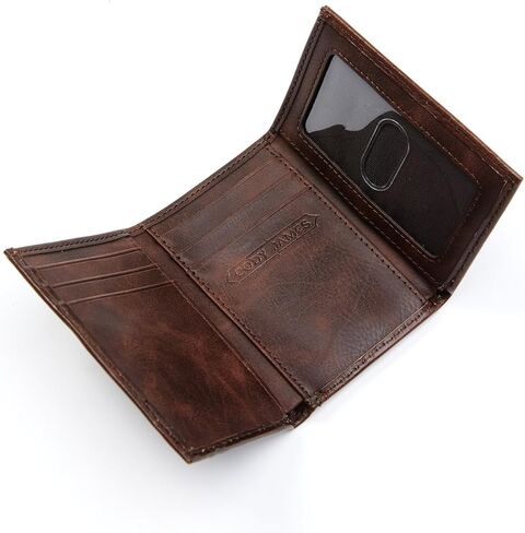 Cody James Men Hair -on Floral Trifold Wallet - BB2100770W3 in Kuwait