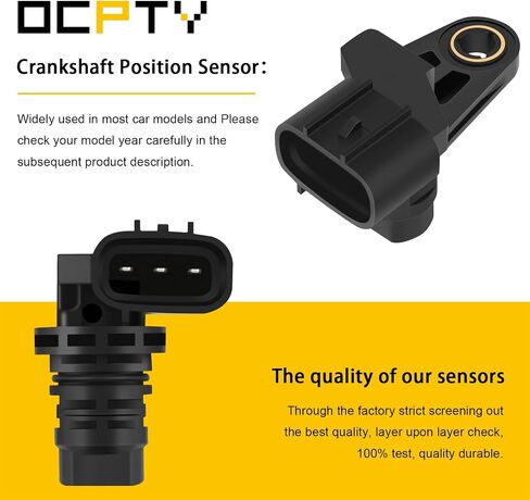 OCPTY 2PCS Camshaft Position Sensor Compatible for Hyundai Genesis Coupe 2010-2012, Santa Fe 2013-2014, Santa Fe Sport 2006-2015, Sonata 2010-2013 - Replaces OE 39350-02800 39350-02710 PC719 in Saudi Arabia