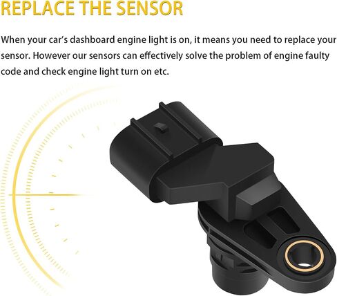 OCPTY 2PCS Camshaft Position Sensor Compatible for Hyundai Genesis Coupe 2010-2012, Santa Fe 2013-2014, Santa Fe Sport 2006-2015, Sonata 2010-2013 - Replaces OE 39350-02800 39350-02710 PC719 in Saudi Arabia
