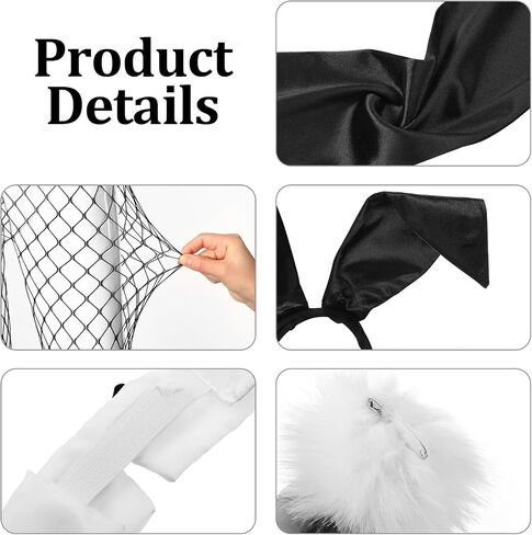 Anime Women Velvet Bunny Costume Bunny Halloween Outfit Girl Suit Stockings Rabbit Ear Headband Bow Tie Cosplay in Saudi Arabia