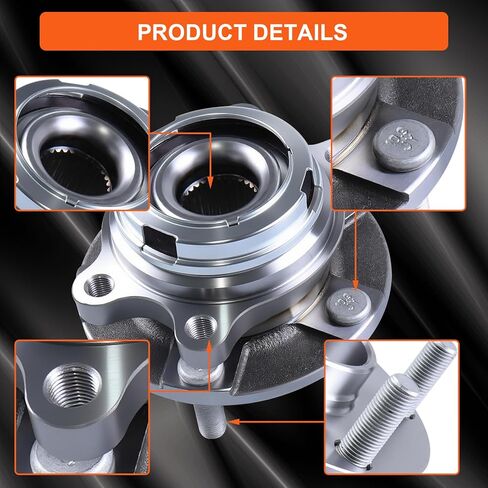محمل العجلات وتجميع المحور لـ Infiniti JX35 2013/QX50 2019-2021/QX60 2014-2020 ， Nissan Altima 2007-2018/Maxima 2009-2021/Murano 2015-2018/Pathfinder 2013-2020 ， استبدال لـ 513296 * 2 2 in Kuwait