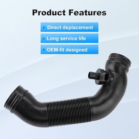 محرك هواء الهواء ، خرطوم عادم ، خراطيم عادم متوافق مع VW Caddy Jetta Magotan Sagitan Touran Skoda Octavia Filter Air Duct Hose Presentive for 1TD-129-684-G 1TD129684G 1TD 129 684 G in Saudi Arabia