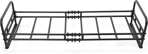 HECASA Steel Cargo Rack Compatible with 2010-2018 Polaris Ranger Crew/HD/XP 700, 800, 900, 1000 Rear Cargo Rack Black Shelves Carrier Storage (Please Refer to The Description Section!) in Saudi Arabia