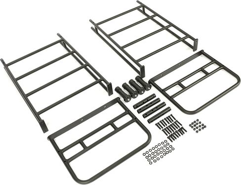 HECASA Steel Cargo Rack Compatible with 2010-2018 Polaris Ranger Crew/HD/XP 700, 800, 900, 1000 Rear Cargo Rack Black Shelves Carrier Storage (Please Refer to The Description Section!) in Saudi Arabia