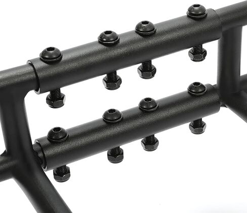 HECASA Steel Cargo Rack Compatible with 2010-2018 Polaris Ranger Crew/HD/XP 700, 800, 900, 1000 Rear Cargo Rack Black Shelves Carrier Storage (Please Refer to The Description Section!) in Saudi Arabia