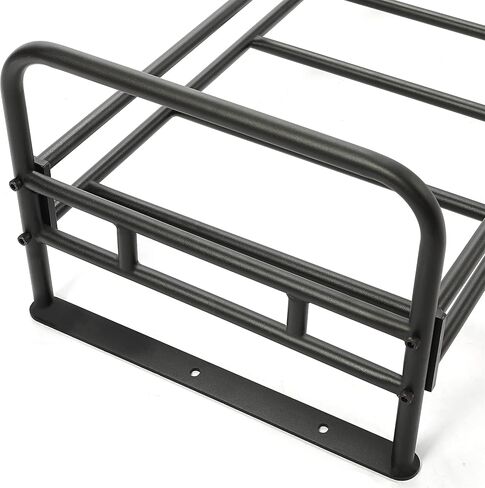 HECASA Steel Cargo Rack Compatible with 2010-2018 Polaris Ranger Crew/HD/XP 700, 800, 900, 1000 Rear Cargo Rack Black Shelves Carrier Storage (Please Refer to The Description Section!) in Saudi Arabia