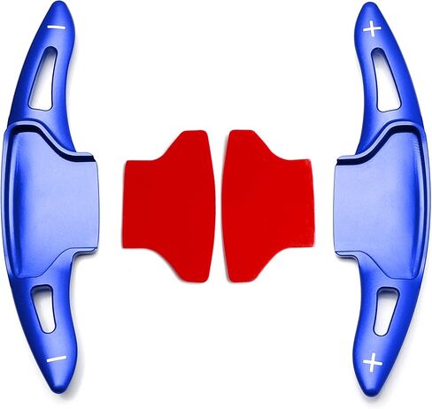 iJDMTOY Performance Red Lightweight Aluminum Larger Paddle Shifter Extension Compatible with 2020-up Gen6 Ford Explorer in Saudi Arabia