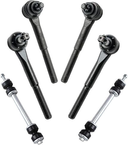 Detroit Axle - 4WD Front End 15 PC Kit To Chevy GMC K1500 Suburban K2500 Yukon Tahoe Cadillac Escalade ball combouts all sway bars tie rods pitman arm arm armel armel acplication in Saudi Arabia
