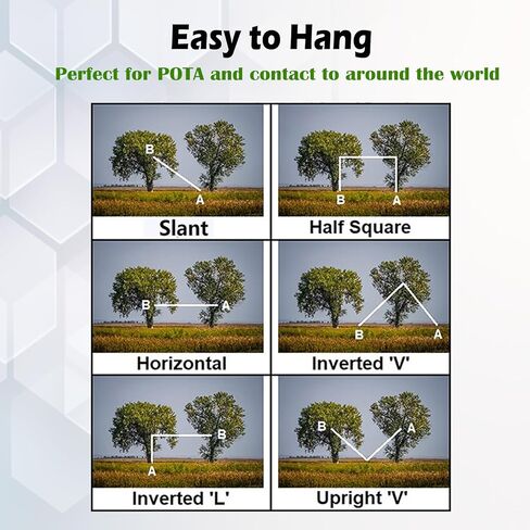 JYR4010-400W End Fed Antenna 4 Band 10m 15m 20m 40m Long Wire Antenna 1:64 Balun in Kuwait