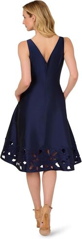 Adrianna Papell Women's Taffeta Cutwork Dress in Saudi Arabia