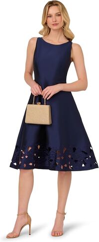 Adrianna Papell Women's Taffeta Cutwork Dress in Saudi Arabia