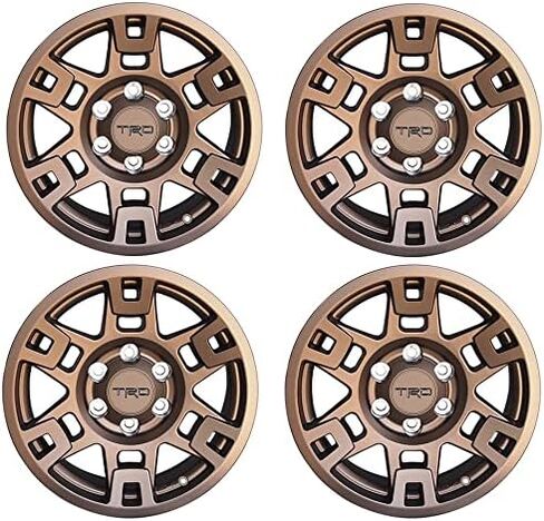 Genuine Toyota Flat Bronze TRD PRO 4Runner FJ Cruiser Tacoma Wheel Set Of 4 (PTR20-35110-F5 x 4) in Saudi Arabia