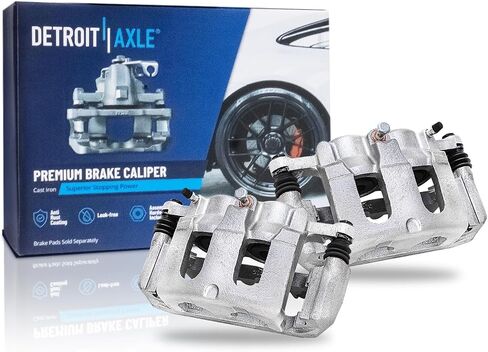 Detroit Axle-الفرجار الأمامية الفرامل لفورد 2006-2010 Explorer Mercury Mountainder 2007-2010 Explorer Sport Discipers الفرجار مع أقواس 2009 2009 in Kuwait