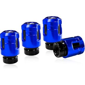 4pcs صمام إطارات Car Rate Caps ، شكل فريد من نوعه مخصصة لتسرب صمام العجلة غلاف الغبار الجذعية ، وغطاء الإطارات الألومنيوم المقاومة للتآكل لغطاء دراجة نارية شاحنة السيارة (برتقالي) in Kuwait