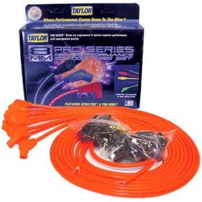 Taylor Cable 78353 Hot Orange 8mm Universal Fit Spiro Pro Spark Plug Wire Set in Saudi Arabia