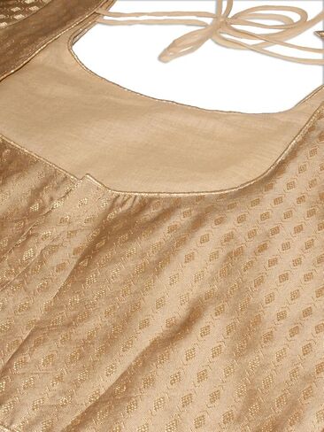 Chandrakala Women's Readymade Saree Blouse Elbow Length Sleeves (B225-P) in Kuwait