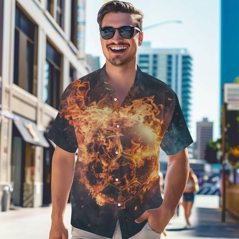3D Pattern Print Shirt Design Unique Graphic Tee Men's Fashion Casual Wear for Celebrations Comfortable and Stylish Apparel in Saudi Arabia