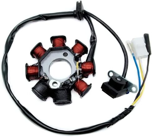 Magneto Stator Dual Ignition 4 wires AC 8 Poles for GY6 Engine 50cc 80cc 100cc Scooter Moped ATV Sunl Roketa Dune Buggy Go Kart TaoTao Buyang Coolsport Kazuma Sunl NST in Saudi Arabia