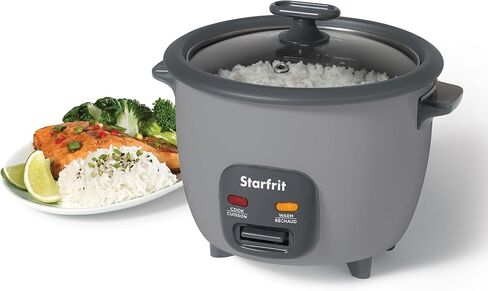 Starfrit Electric Rice Cooker - 10 Cups - Steamer Basket, Measuring Cup & Service Spoon - 400W - Makes Perfect Rice! in Kuwait