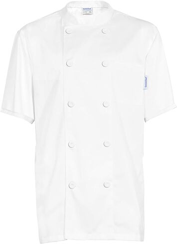 Men's Short Sleeve Classic Chef Coat in Saudi Arabia