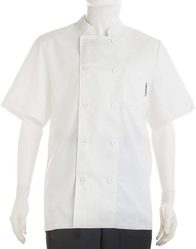 Men's Short Sleeve Classic Chef Coat in Saudi Arabia