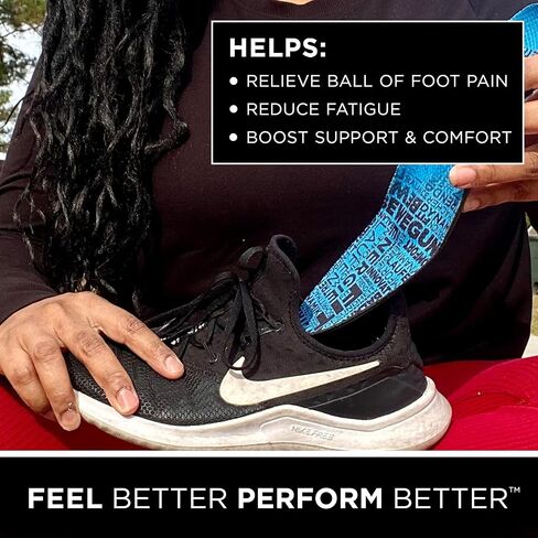 CURREX MetPad Insoles for Everyday Relief & Support – Arch Support Shoe Inserts w/Metatarsal Pads to Help Reduce Foot & Heel Pain While Walking & at Work – for Men & Women – Medium Arch, Medium in Kuwait