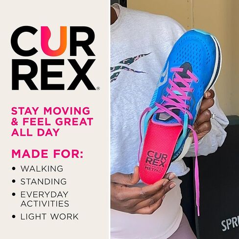 CURREX MetPad Insoles for Everyday Relief & Support – Arch Support Shoe Inserts w/Metatarsal Pads to Help Reduce Foot & Heel Pain While Walking & at Work – for Men & Women – Medium Arch, Medium in Kuwait