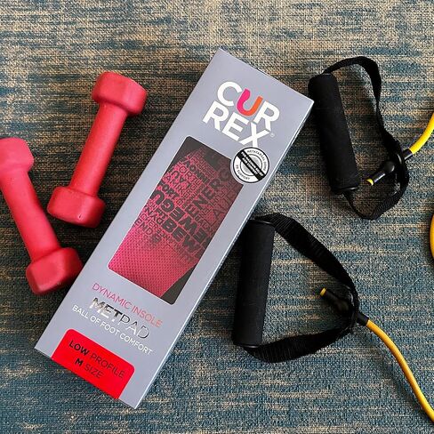 CURREX MetPad Insoles for Everyday Relief & Support – Arch Support Shoe Inserts w/Metatarsal Pads to Help Reduce Foot & Heel Pain While Walking & at Work – for Men & Women – Medium Arch, Medium in Kuwait