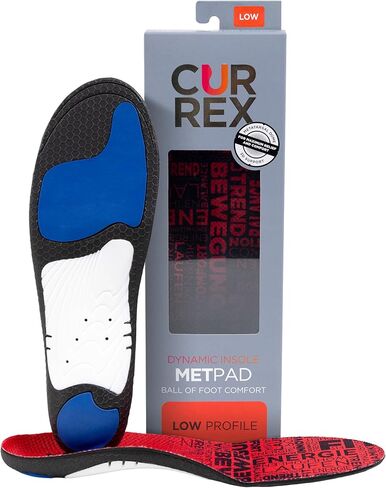 CURREX MetPad Insoles for Everyday Relief & Support – Arch Support Shoe Inserts w/Metatarsal Pads to Help Reduce Foot & Heel Pain While Walking & at Work – for Men & Women – Medium Arch, Medium in Kuwait